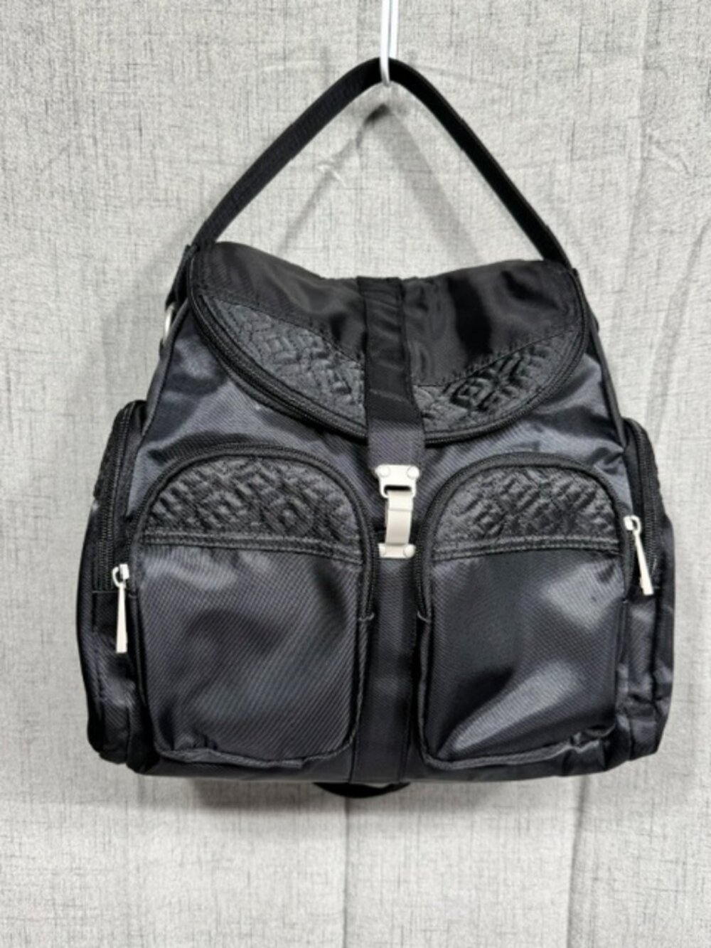 Travelon Anti-Theft Multi Pocket Convertible Travel Bag - Black - RFID Protect